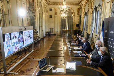 Capitanich participó de la videoconferencia del Presidente con gobernadores y gobernadoras