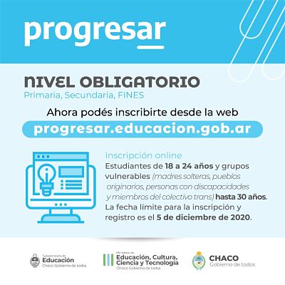 BECAS PROGRESAR: SE EXTIENDE EL PERÍODO