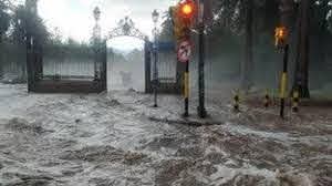 Las impactantes imágenes del granizo e inundación en Mendoza