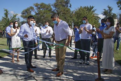 CAPITANICH INAUGURÓ LA PLAZA CENTRAL DE GENERAL PINEDO