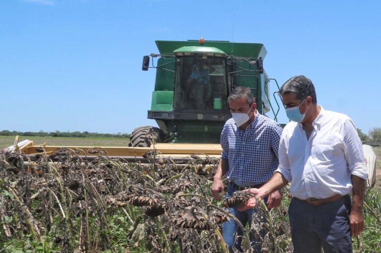 CAPITANICH ACOMPAÑÓ EL INICIO DE LA COSECHA