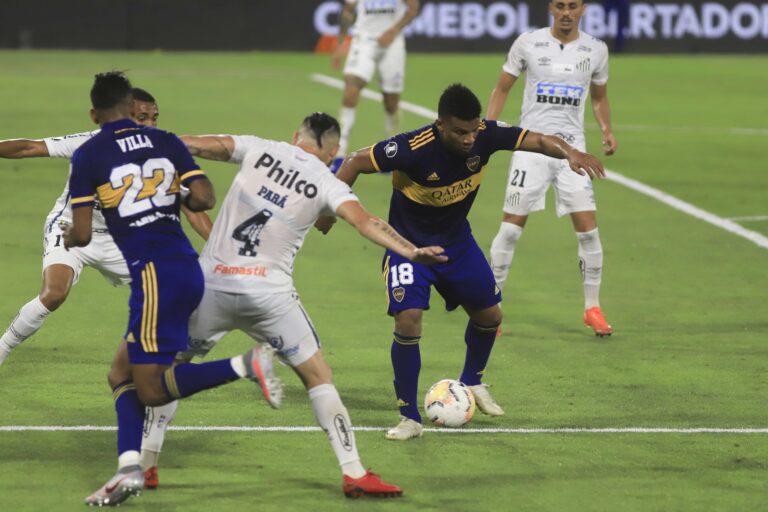 Copa Libertadores: Boca igualó sin goles ante Santos