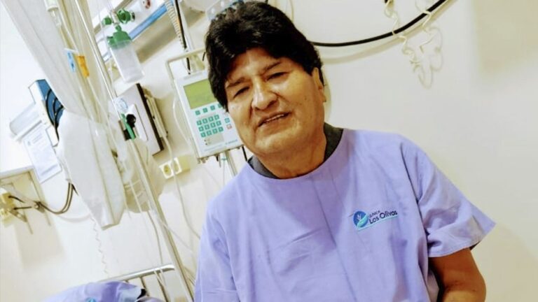 Dieron el alta por coronavirus al expresidente Evo Morales