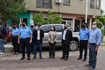 INAUGURARON EL CUERPO DE POLICÍAS MOTORIZADOS