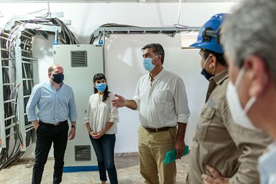 CAPITANICH VISITÓ LA PLANTA DE ENERGÍA SOLAR DE EL IMPENETRABLE