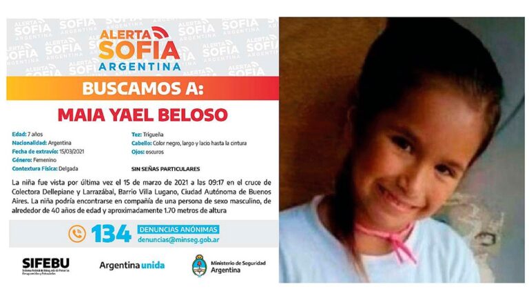 Buscan a una nena de 7 años que desapareció en la zona de Parque Avellaneda