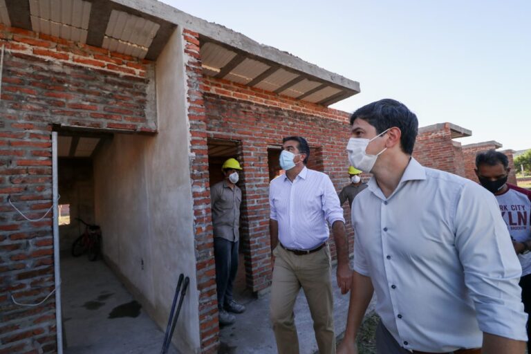 CAPITANICH SUPERVISÓ OBRAS DE VIVIENDAS