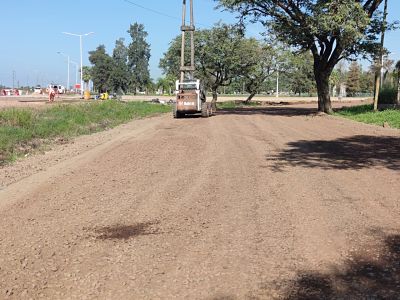 VIALIDAD PROVINCIAL TRABAJA EN LA AVENIDA MARCONI