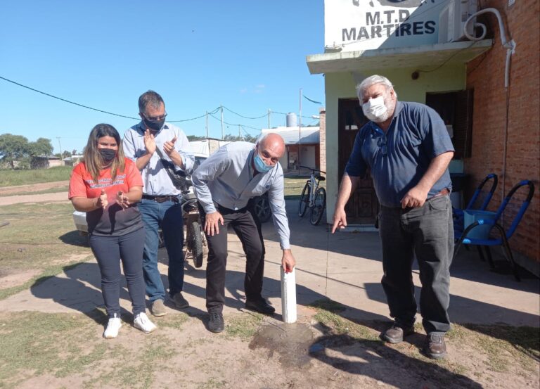 SAMEEP INAUGURÓ NUEVAS CONEXIONES DE AGUA POTABLE EN SAN BERNARDO