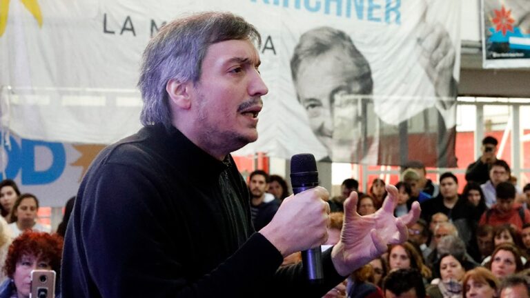 «Máximo Kirchner: «El Gobierno está frente a un acoso mediático constante»