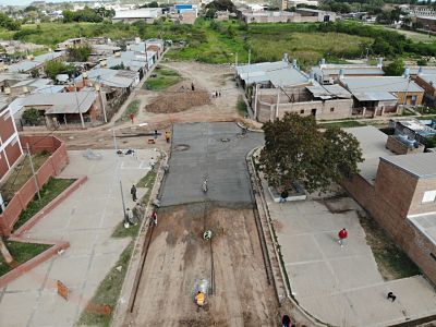 Vialidad Provincial inició la obra de pavimento