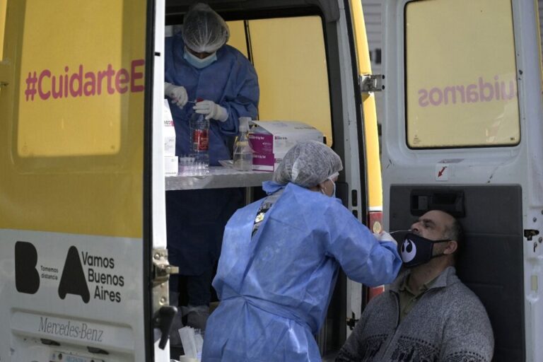 Coronavirus en Argentina: se registraron 35.355 nuevos casos y 641 muertes