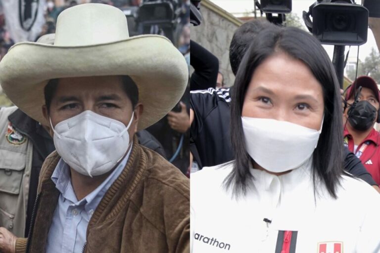 Elecciones en Perú: pelea voto a voto entre Pedro Castillo y Keiko Fujimori