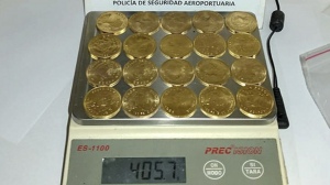 Secuestran 107 monedas de oro valuadas en más de 23 millones de pesos
