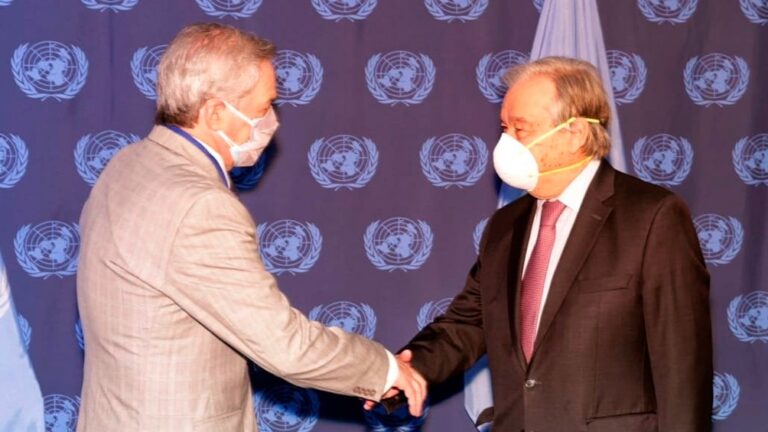 Malvinas: Solá le pidió al secretario general de la ONU