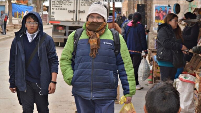 La Quiaca, con -10°C, lidera el ranking de temperaturas frías en el país