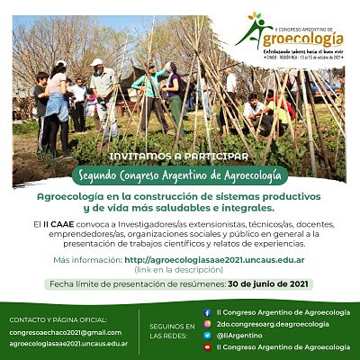 3° Circular II Congreso Argentino de Agroecología SAAE