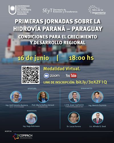 Mes de la Ingeniería: Primeras jornadas sobre la Hidrovía Paraná-Paraguay