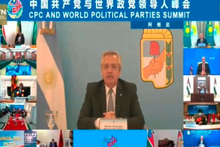 Alberto Fernández agradeció a China la colaboración con Argentina