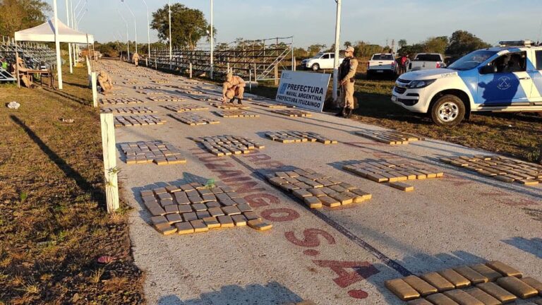 Incautan más de cinco toneladas de marihuana en Corrientes