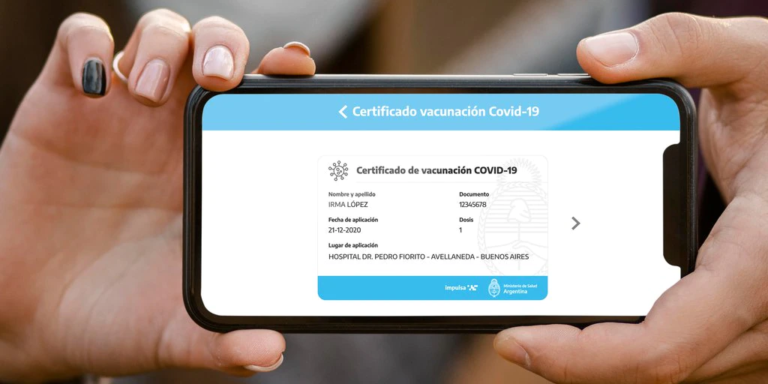 Más de 7 millones de argentinos tienen el certificado de vacunación digital en sus celulares