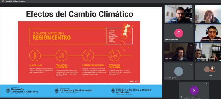 EL GOBIERNO PROVINCIAL BRINDÓ CHARLA INFORMATIVA SOBRE CAPACITACIONES