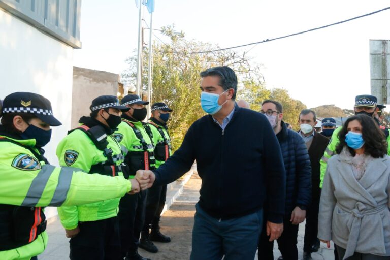 EL GOBIERNO INAUGURÓ LAS REFACCIONES DEL DESTACAMENTO DE LA POLICÍA CAMINERA