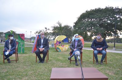 EN EL PARQUE DE LA DEMOCRACIA, RACH QUIROGA Y PIETRAGALLA CORTI LANZARON LA CONVOCATORIA