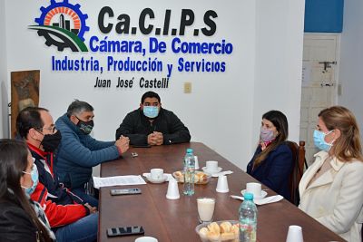 PRODUCCIÓN Y EL MUNICIPIO DE CASTELLI ACORDARON LA PUESTA EN MARCHA DE TALLER TEXTIL