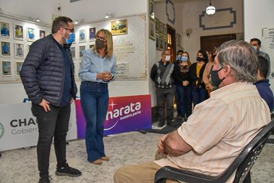 LOS MINISTROS PEREZ PONS Y LIFTON RECORRIERON EL SUDOESTE PROVINCIAL