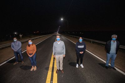 CAPITANICH INAUGURÓ EL PRIMER TRAMO DE LAS OBRAS DE PAVIMENTACIÓN