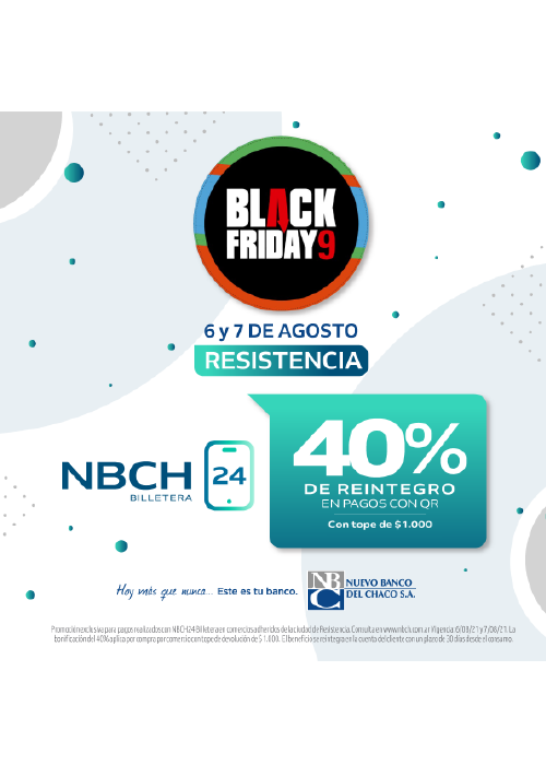 Arranca el Black Friday 9 con promociones de Billetera NBCH24 y tarjeta Tuya