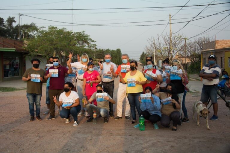 SPOLJARIC, PEDRINI Y BRACONE RECORRIERON EL BARRIO OBRERO