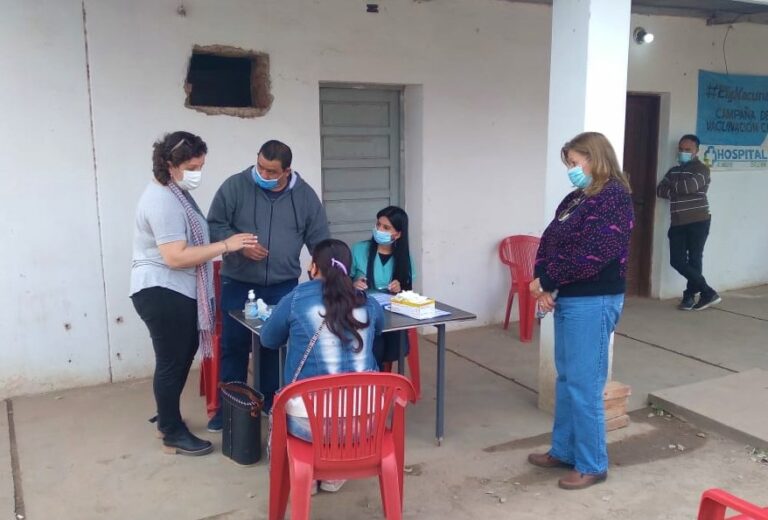 SALUD PÚBLICA ACERCÓ EL PLAN DETECTAR A PAMPA DEL INFIERNO