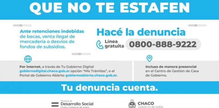 RECUERDAN LAS VÍAS PARA DENUNCIAR CASOS