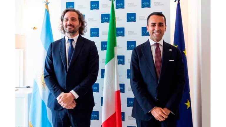 Antesala del G20: La Cancillería italiana manifestó su apoyo
