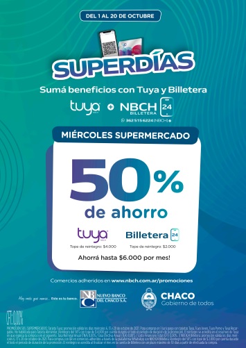 Superdías: siguen los beneficios en supermercados