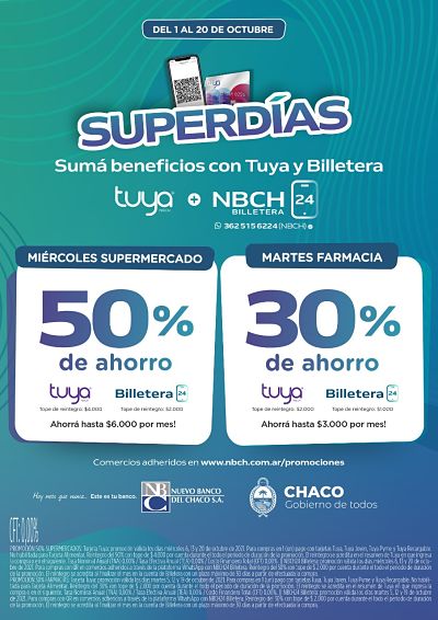 PROMOCIÓN SUPERDÍAS: FAMILIAS CHAQUEÑAS