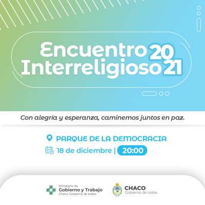 EL GOBIERNO Y LA MESA INTERRELIGIOSA INVITAN