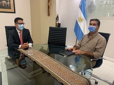 CAPITANICH SE REUNIÓ CON GUSTAVO MARTÍNEZ