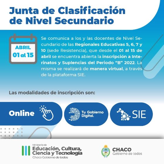 JUNTA DE CLASIFICACIÓN DE NIVEL