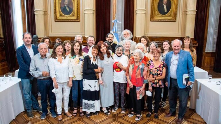 Cristina Kirchner recibió a organismos defensores