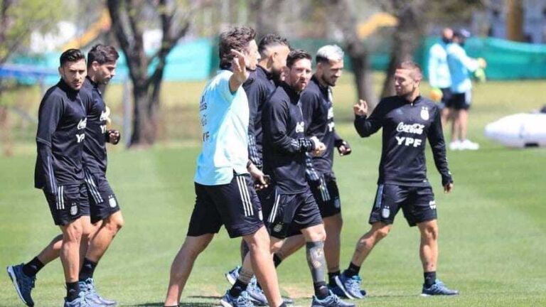 Eliminatorias: La Selección se entrena en Ezeiza