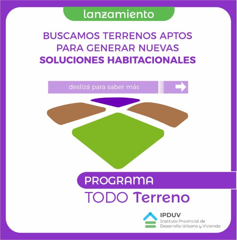 PROGRAMA «TODO TERRENO»: HASTA EL 31