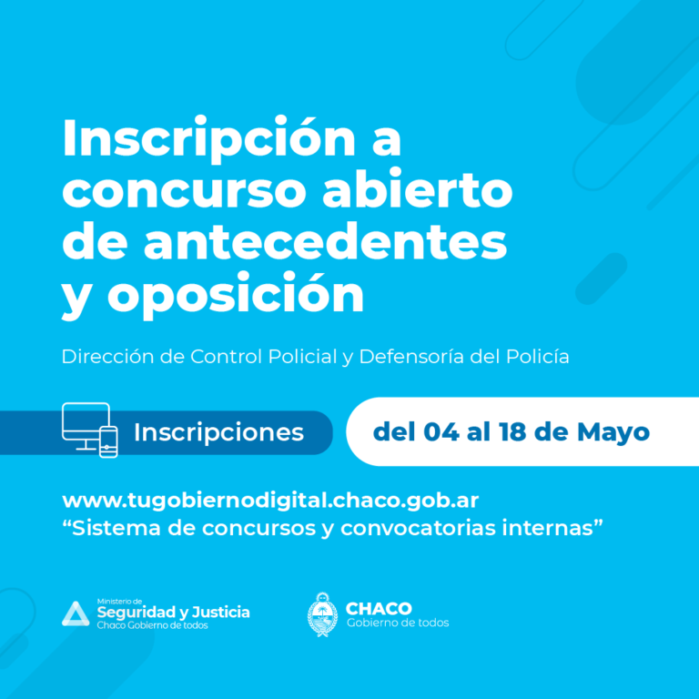 SEGURIDAD: REABREN LAS INSCRIPCIONES