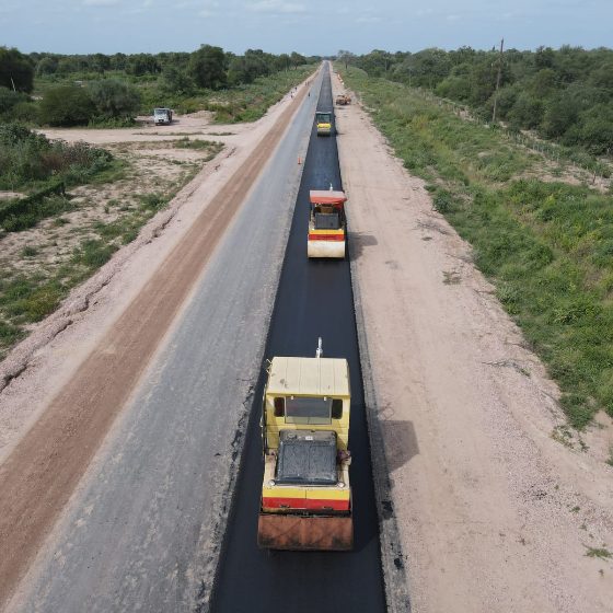 RUTA Nº 3: VIALIDAD AVANZA EN EL