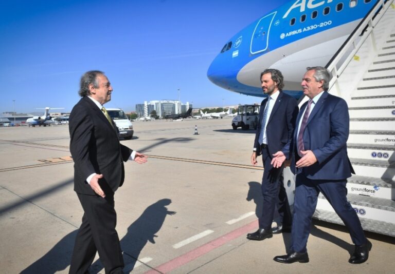 El Presidente llegó a Madrid