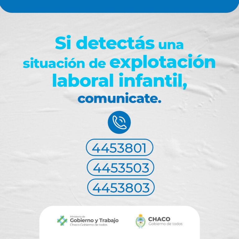 DÍA MUNDIAL DE LA LUCHA CONTRA EL TRABAJO INFANTIL