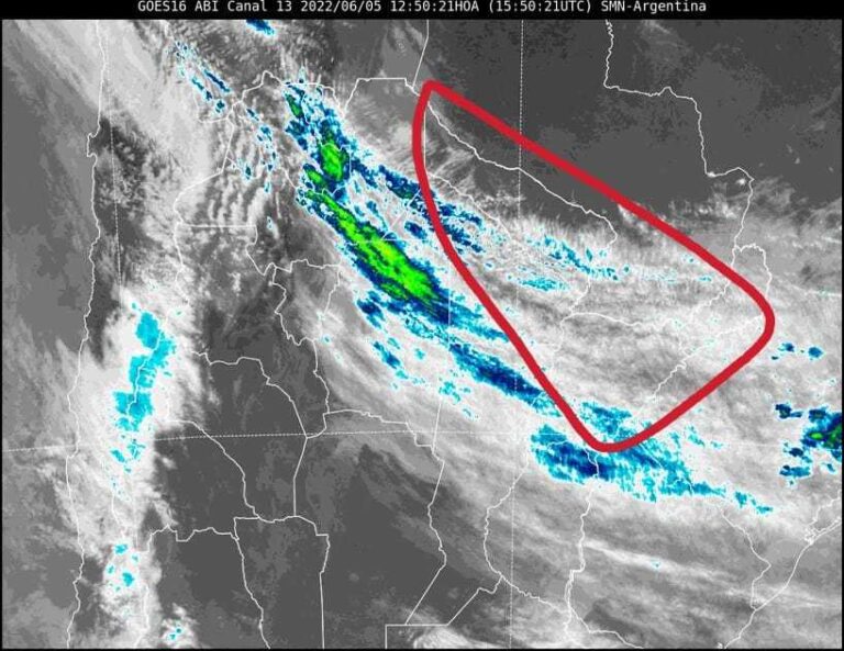 Advertencia meteorológica por tormentas fuertes desde ésta noche.