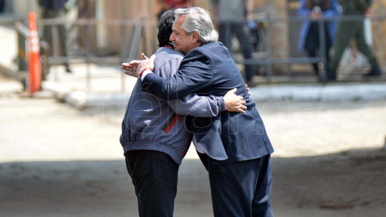 Alberto Fernández recibe a Evo Morales